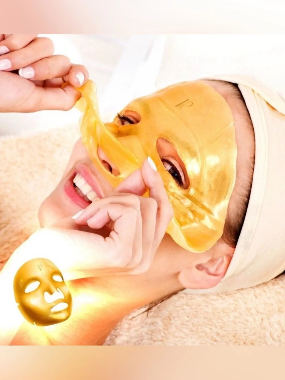 Predire Paris Golden Collagen Cell Renewal Face Mask- Single Mask ($300 Retail)